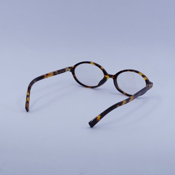 Miu Miu MU04ZSF VAU08N Sunglasses Honey Havana Oval Frame